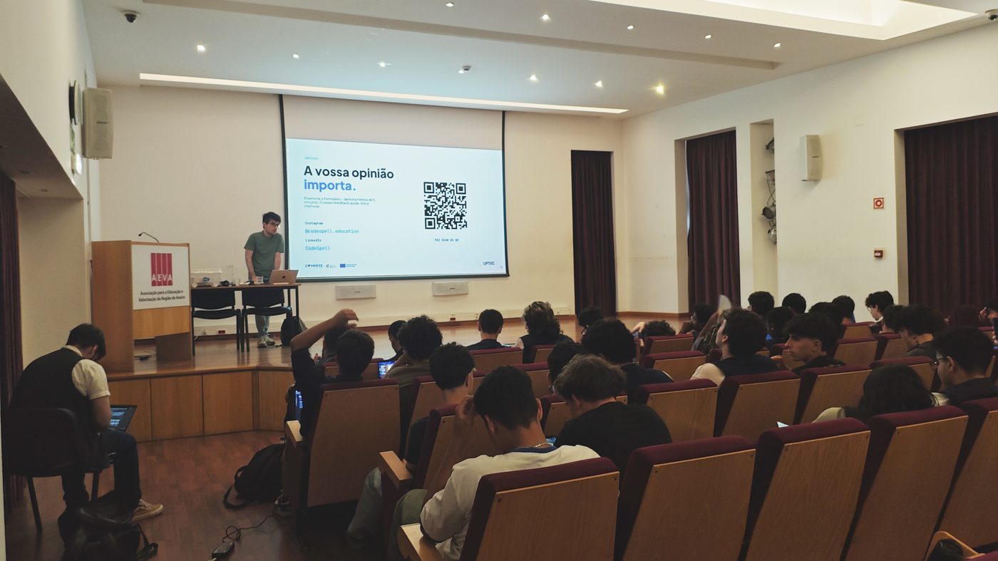 Students and presenter during the session
